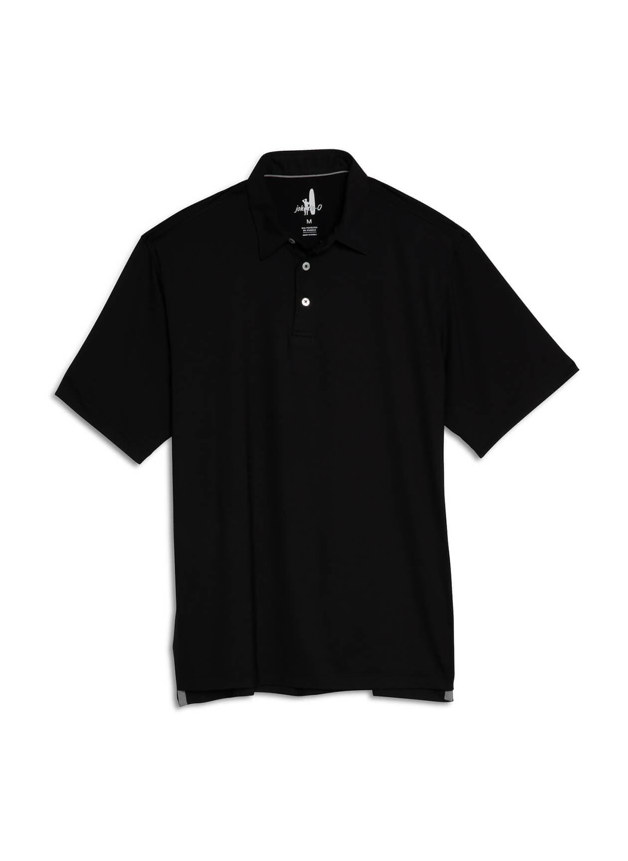 Johnnie-O Men's Birdie Prep Performance Polo - Black 3XL