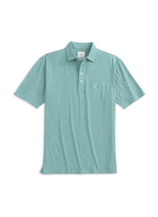 Johnnie-O Men's Heathered Original 2.0 Polo - Mako 3XL