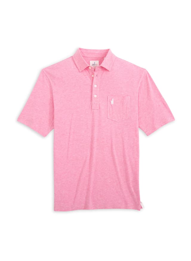 Johnnie-O Men's Heathered Original 2.0 Polo - PETAL 3XL