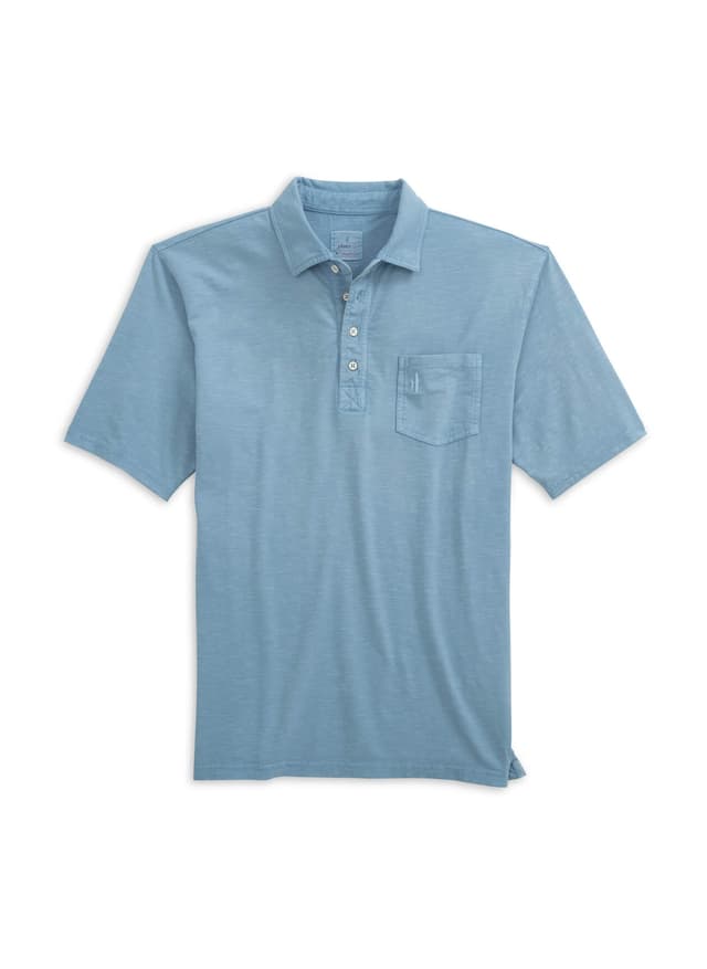 Johnnie-O Men's Coastal Wash Original Polo - Cyan 3XL