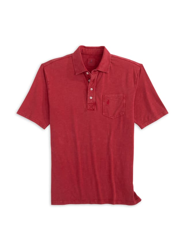 Johnnie-O Men's Coastal Wash Original Polo - Red 3XL