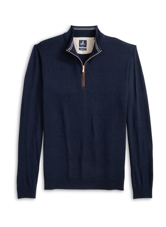 Johnnie-O Men's Raynor Quarter-Zip - Navy LG