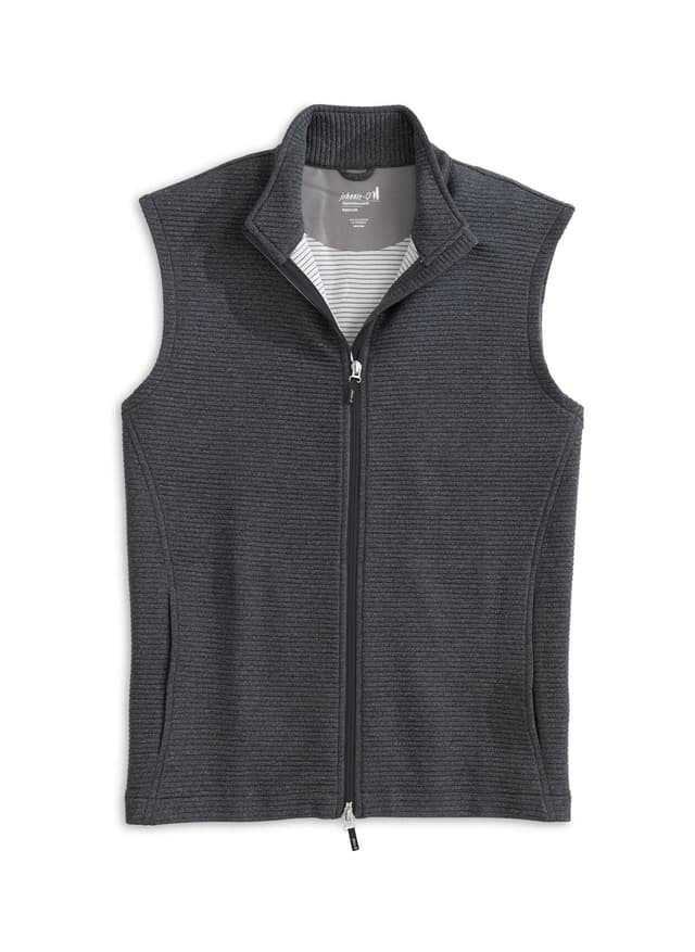 Johnnie-O Men's Reggie Vest - Black LG