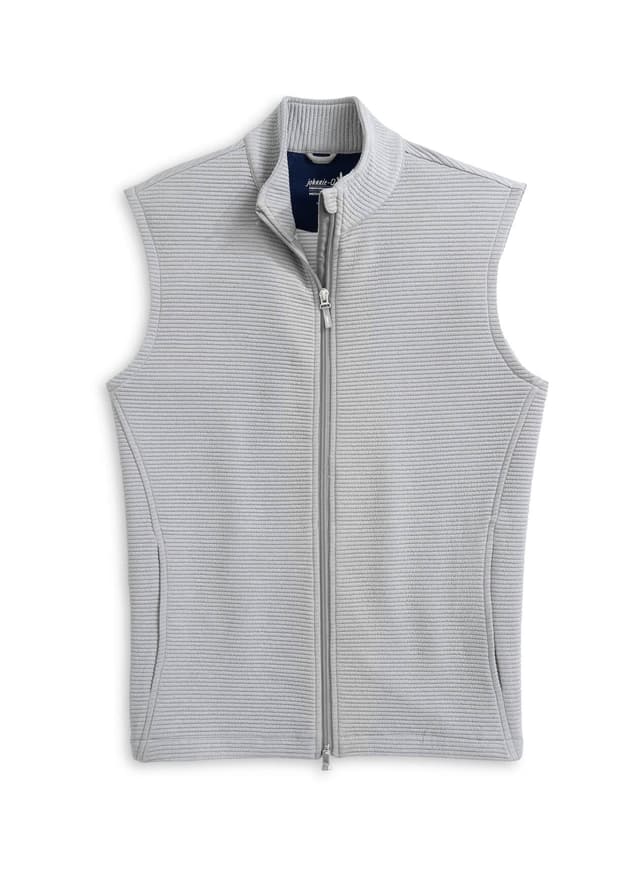 Johnnie-O Men's Reggie Vest - Light Grey LG