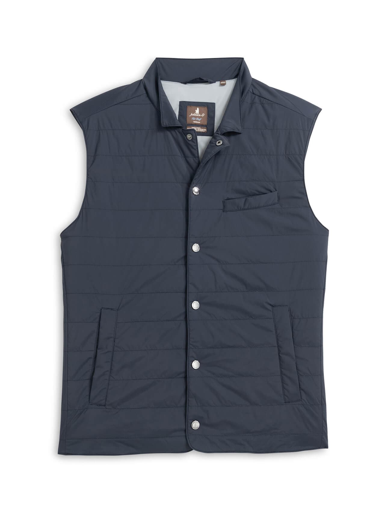 Johnnie-O Men's Bauer Vest - Navy LG