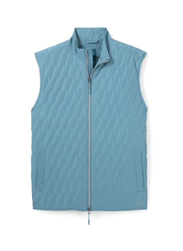 Johnnie-O Men's Belfry Vest - Bluestone (BSTN) LG