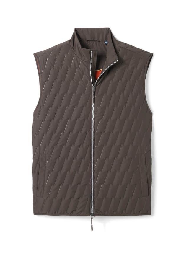 Johnnie-O Men's Belfry Vest - Cocoa (COCA) LG