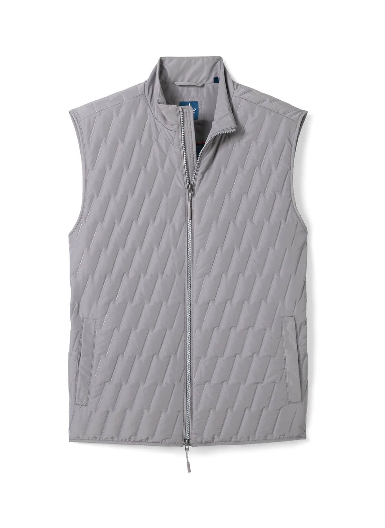 Johnnie-O Men's Belfry Vest - Light Grey LG