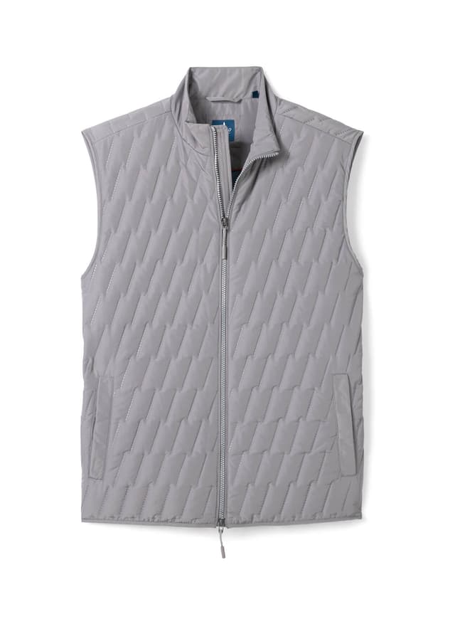Johnnie-O Men's Belfry Vest - Light Grey LG