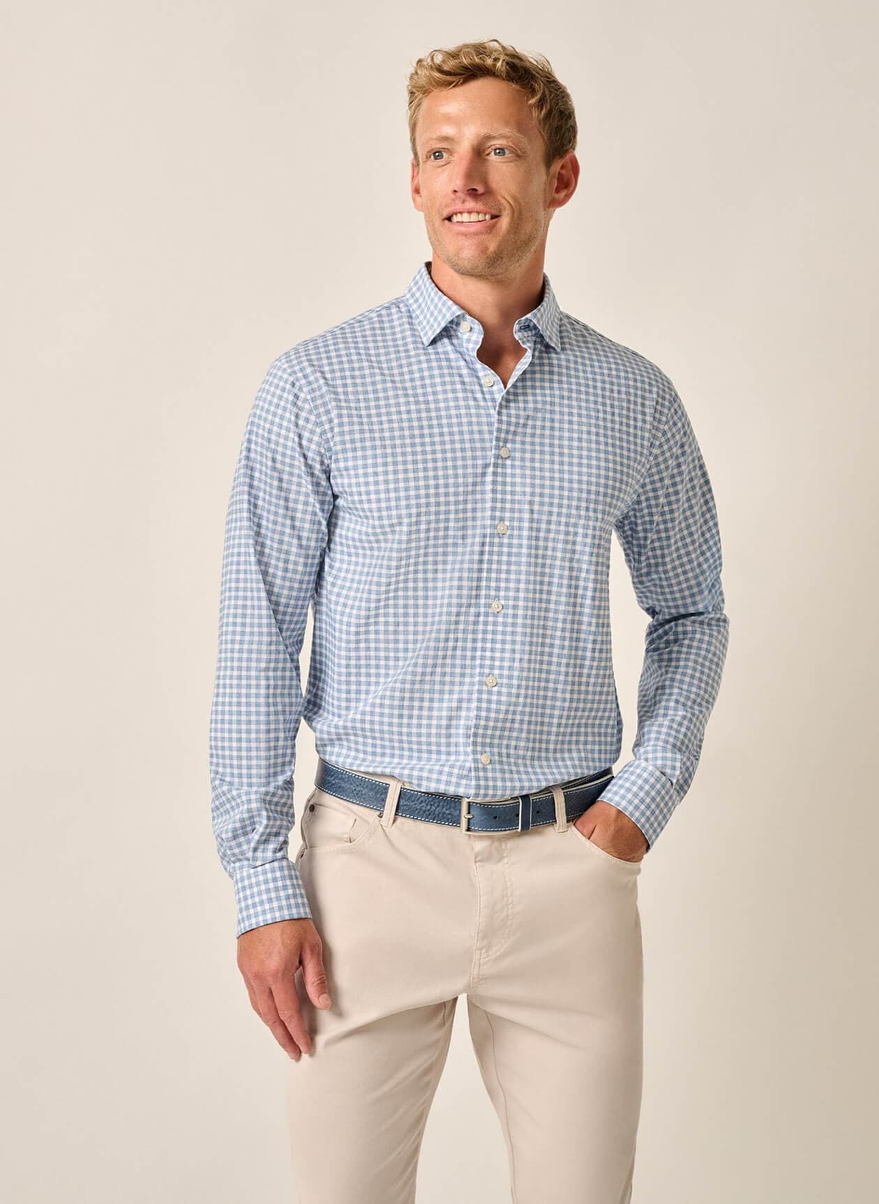 Johnnie-O Men's Westwood Shirt - Navy 3XL