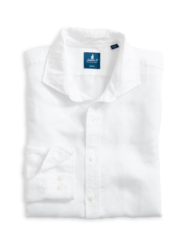 Johnnie-O Men's Mccarthy Shirt - White LG
