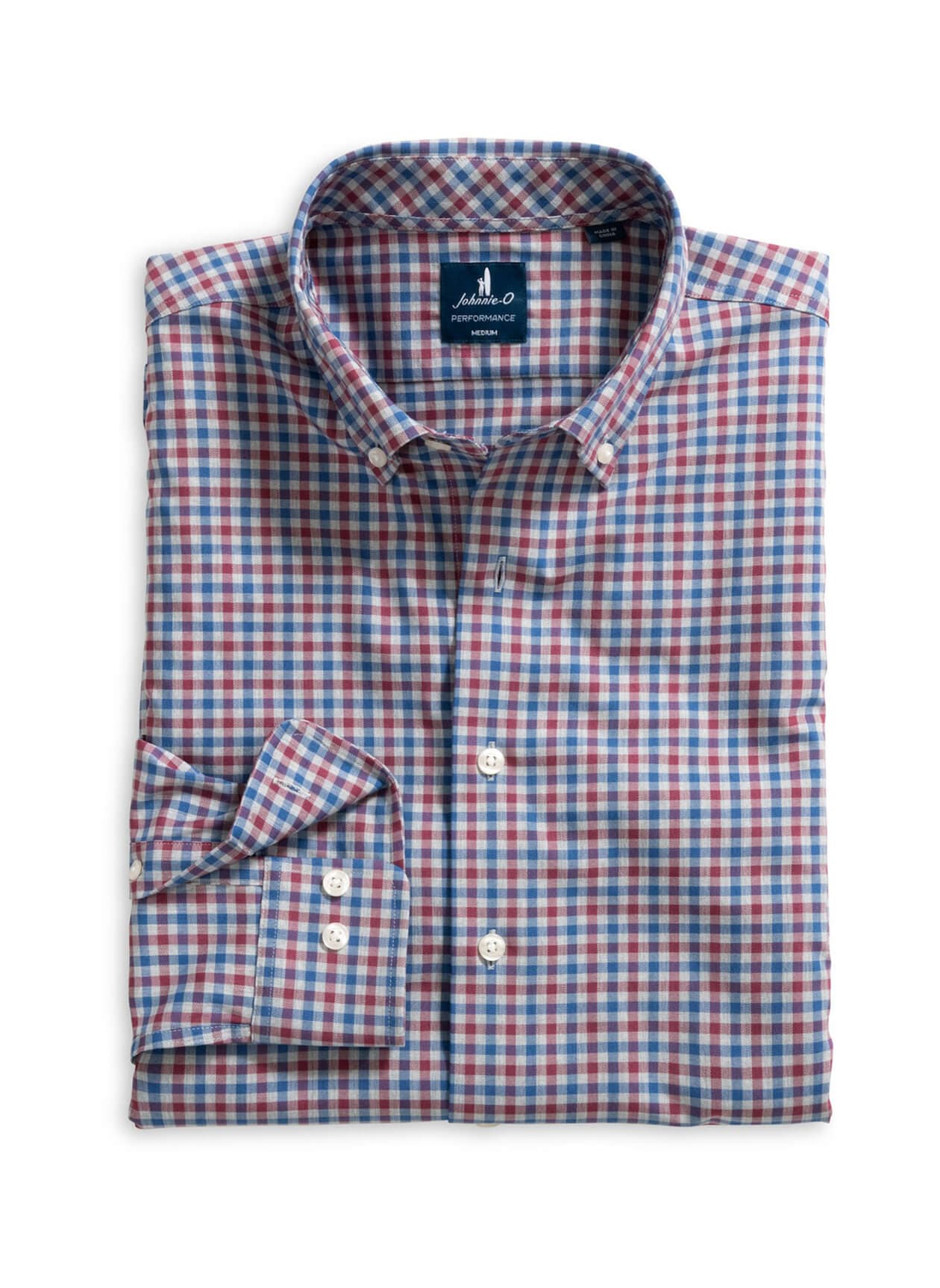 Johnnie-O Men's Chatham Gingham - Light Grey LG