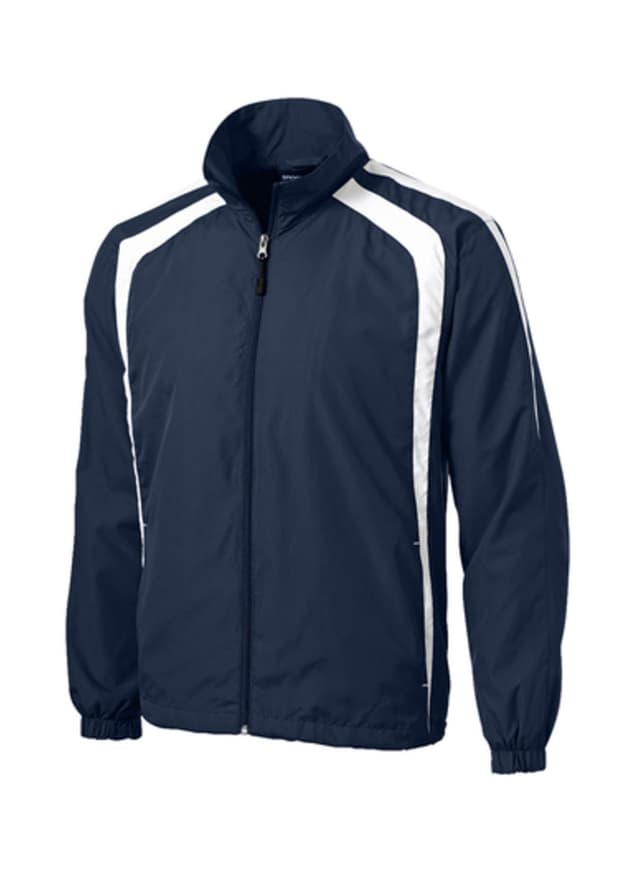Sport-Tek Men's Colorblock Raglan Jacket - Navy 3XL