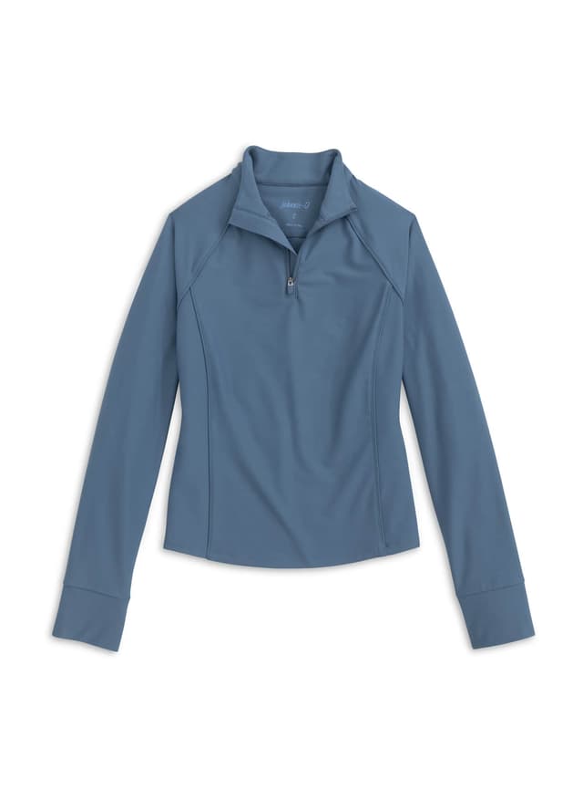 Johnnie-O Women's Jasmine Quarter-Zip - Blue LG