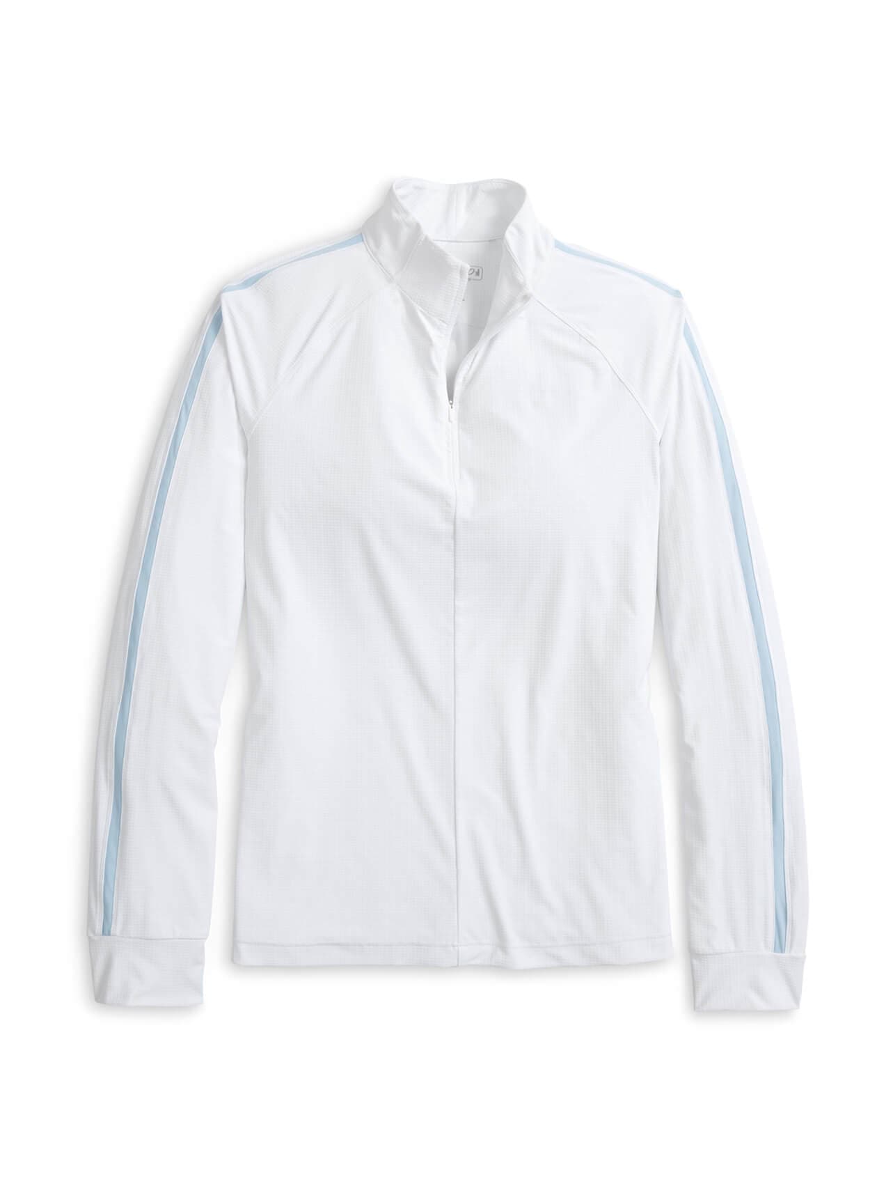 Johnnie-O Women's Sloane Quarter-Zip - White LG