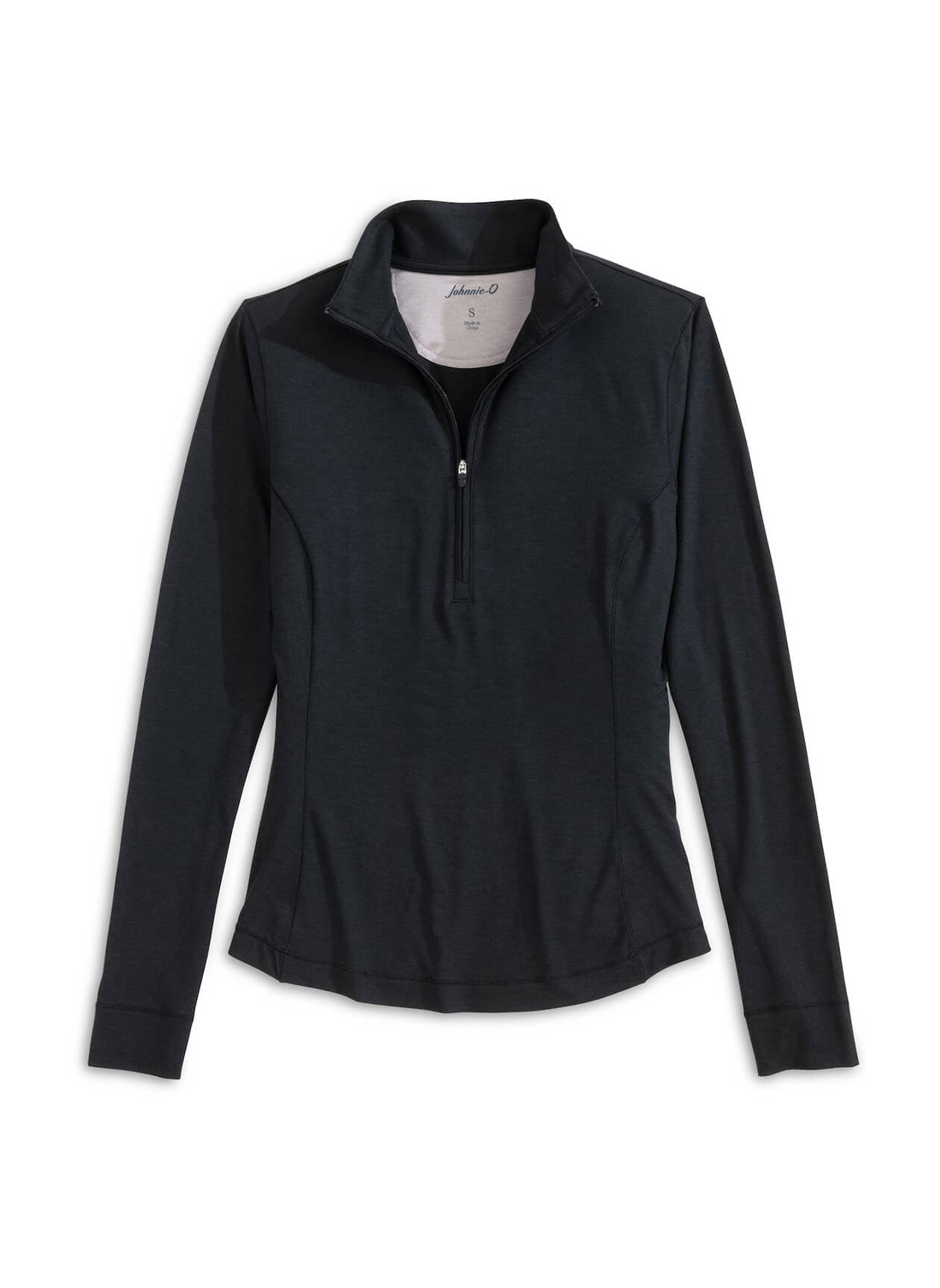 Johnnie-O Women's Susie Quarter-Zip SP26 - Black LG