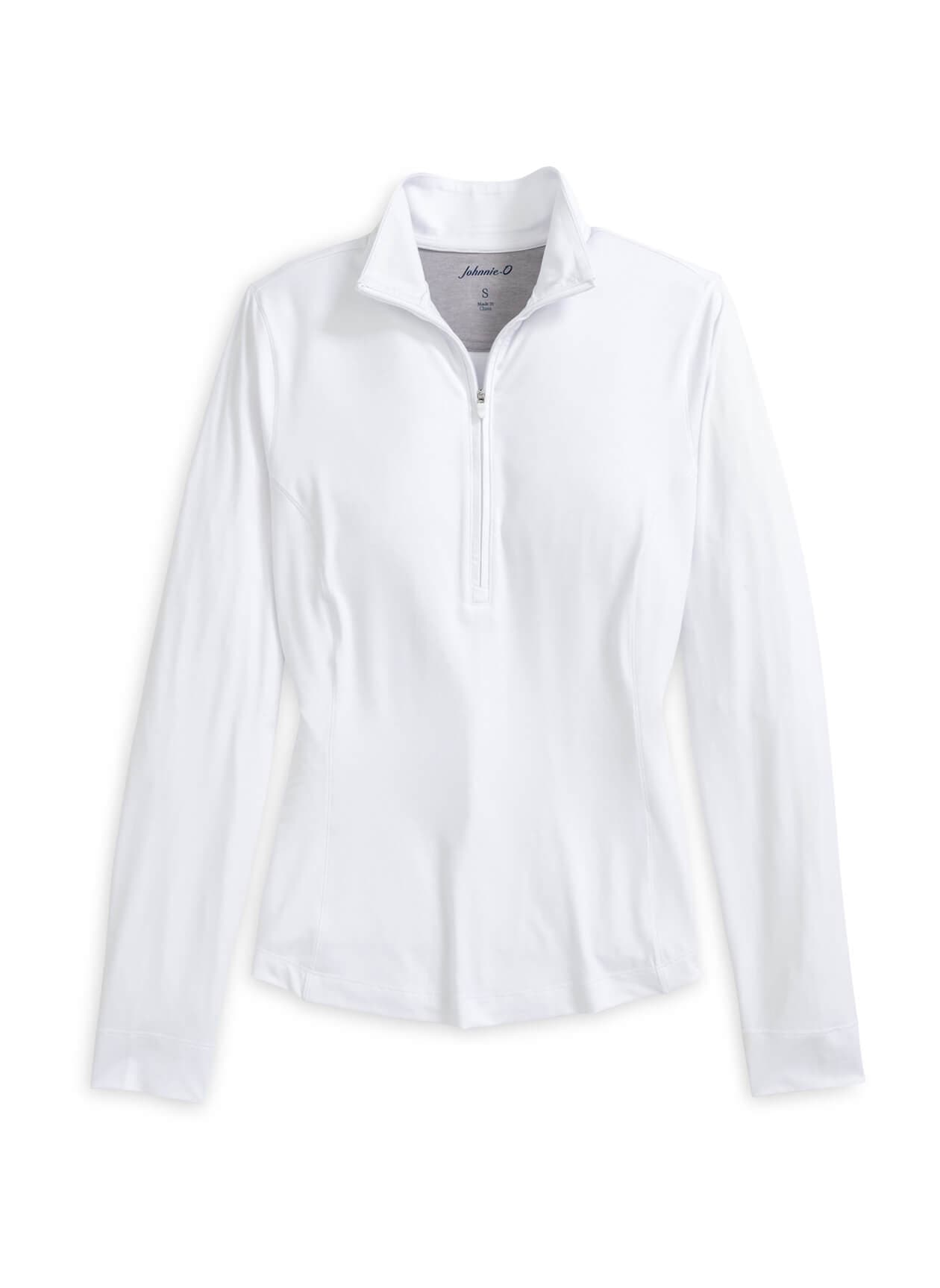 Johnnie-O Women's Susie Quarter-Zip SP26 - White LG