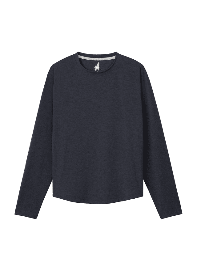 Johnnie-O Women's Course Long-Sleeve T-Shirt - Navy LG