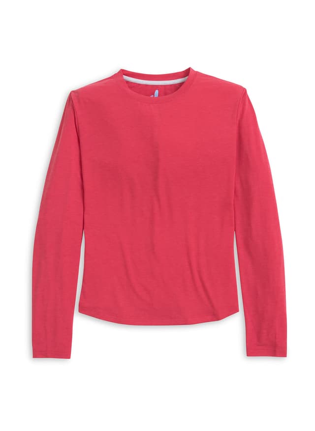 Johnnie-O Women's Course Long-Sleeve T-Shirt - Red LG