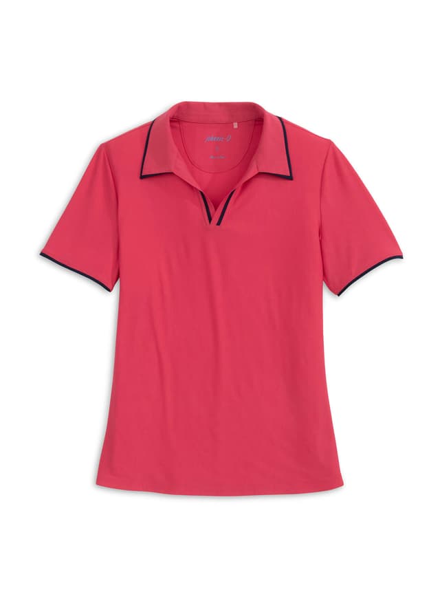 Johnnie-O Women's Adelaide Polo - Red LG
