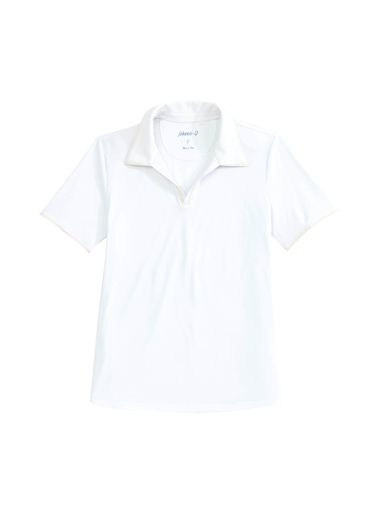 Johnnie-O Women's Adelaide Polo - White LG