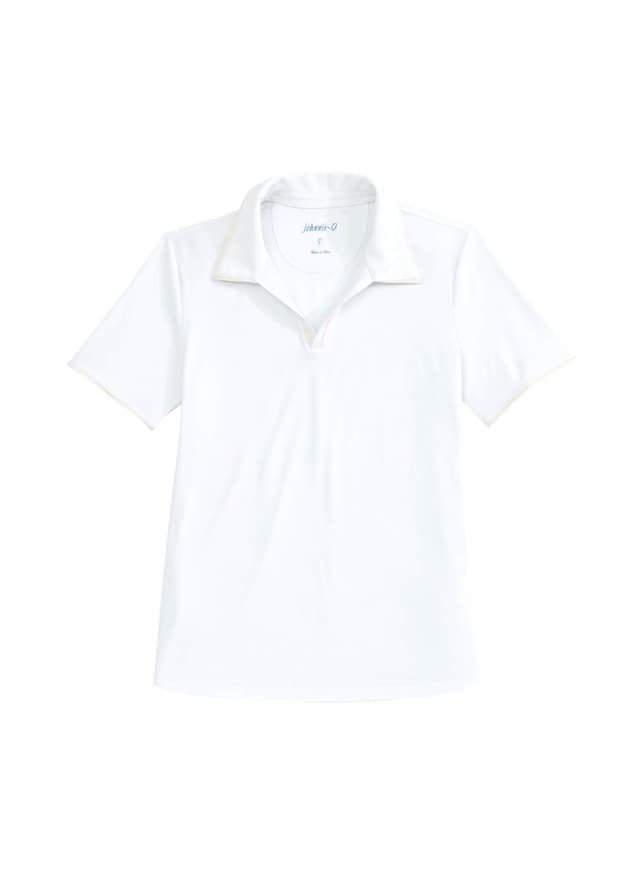 Johnnie-O Women's Adelaide Polo - White LG