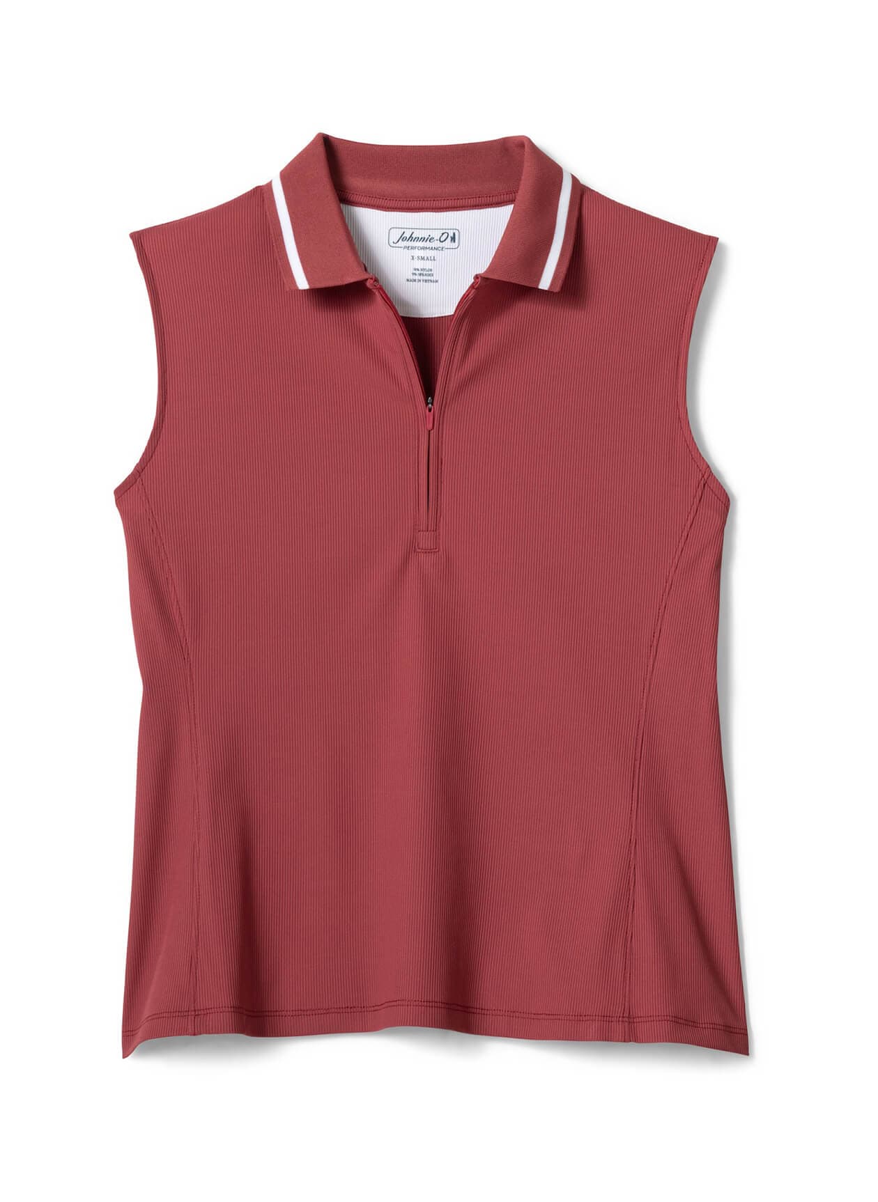 Johnnie-O Women's Hoppin Sleeveless Polo - Red LG