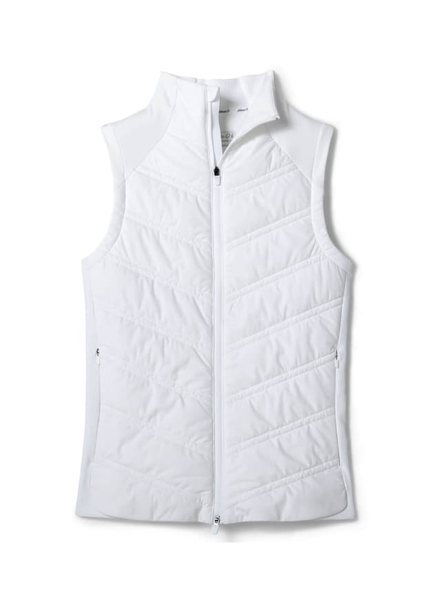 Johnnie-O Women's Portrush Vest - White LG