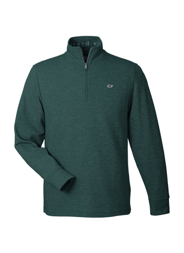Vineyard Vines Men's Saltwater Quarter-Zip - Green LG