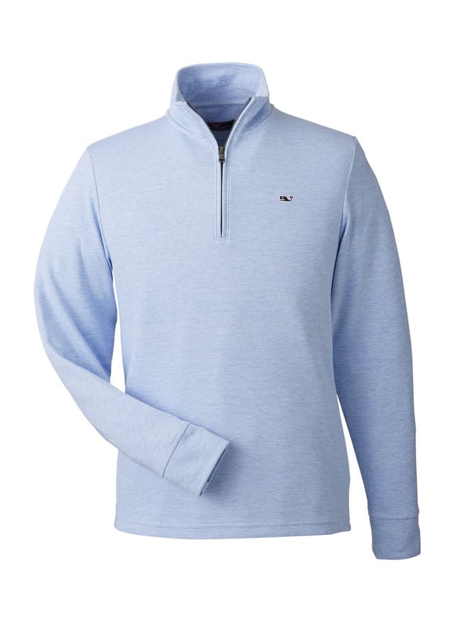 Vineyard Vines Men's Saltwater Quarter-Zip - Jake Blue LG