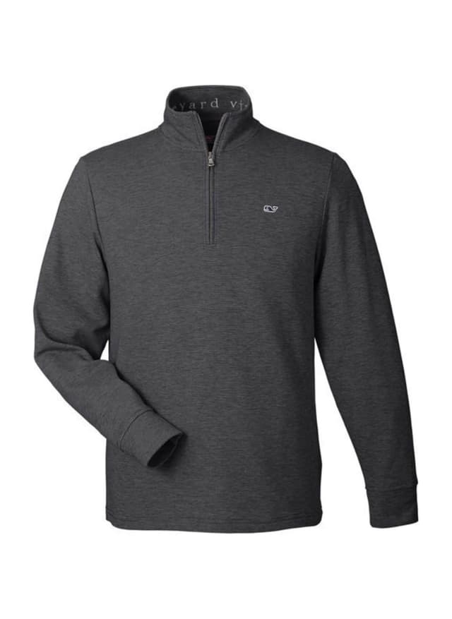 Vineyard Vines Men's Saltwater Quarter-Zip - Black LG