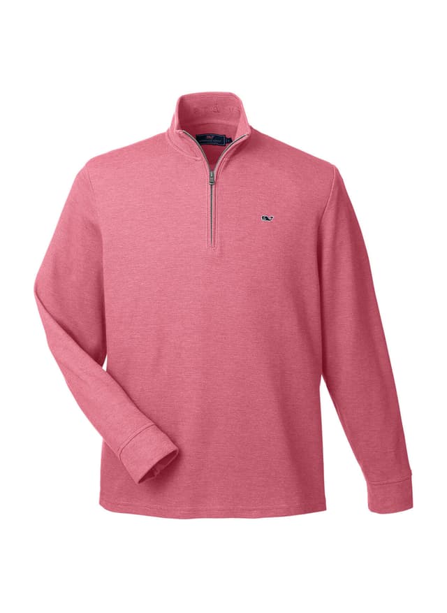Vineyard Vines Men's Saltwater Quarter-Zip - Lobster Reef (652) LG