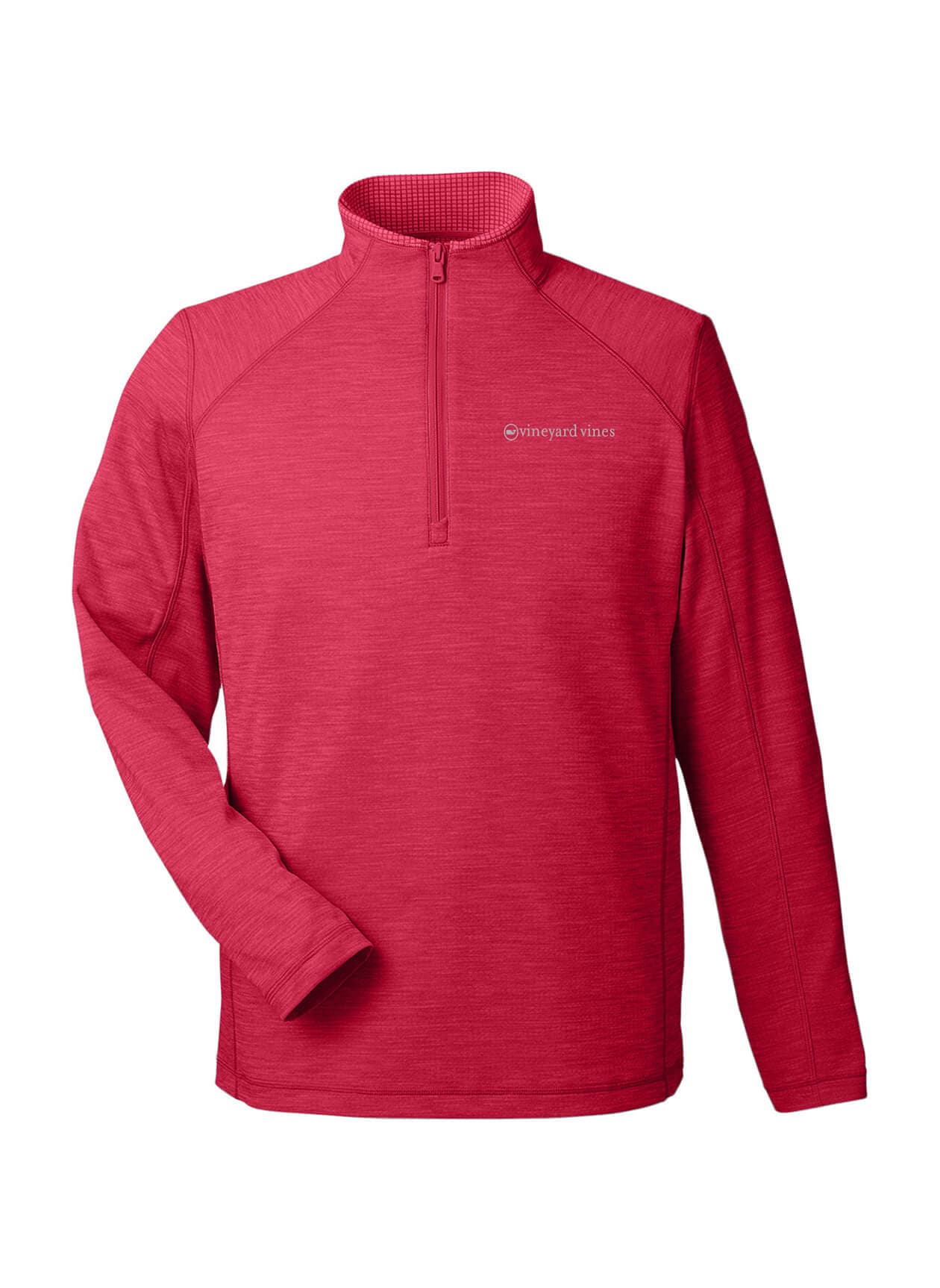 Vineyard Vines Men's Sankaty Quarter-Zip Pullover - Collegiate Red (1601) LG