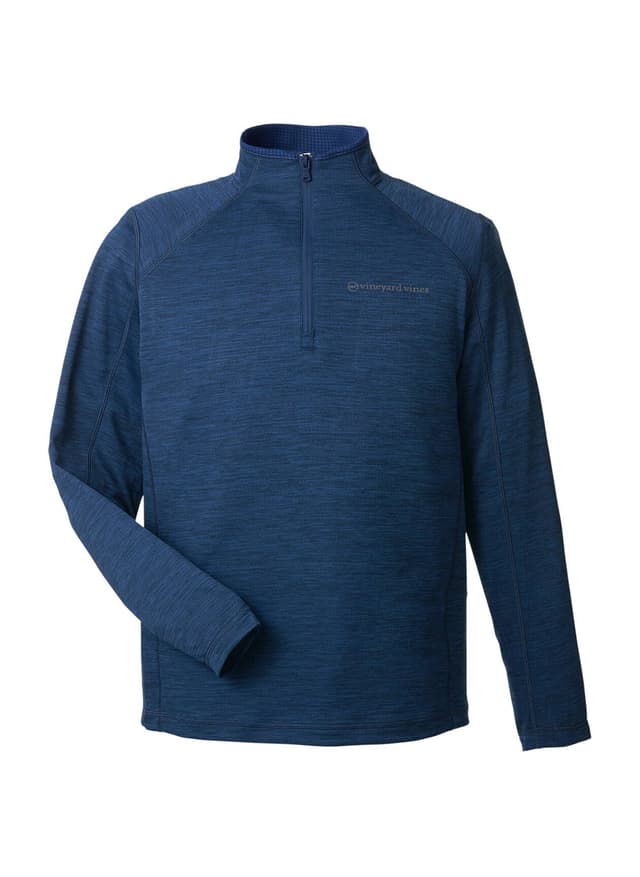 Vineyard Vines Men's Sankaty Quarter-Zip Pullover - Navy LG