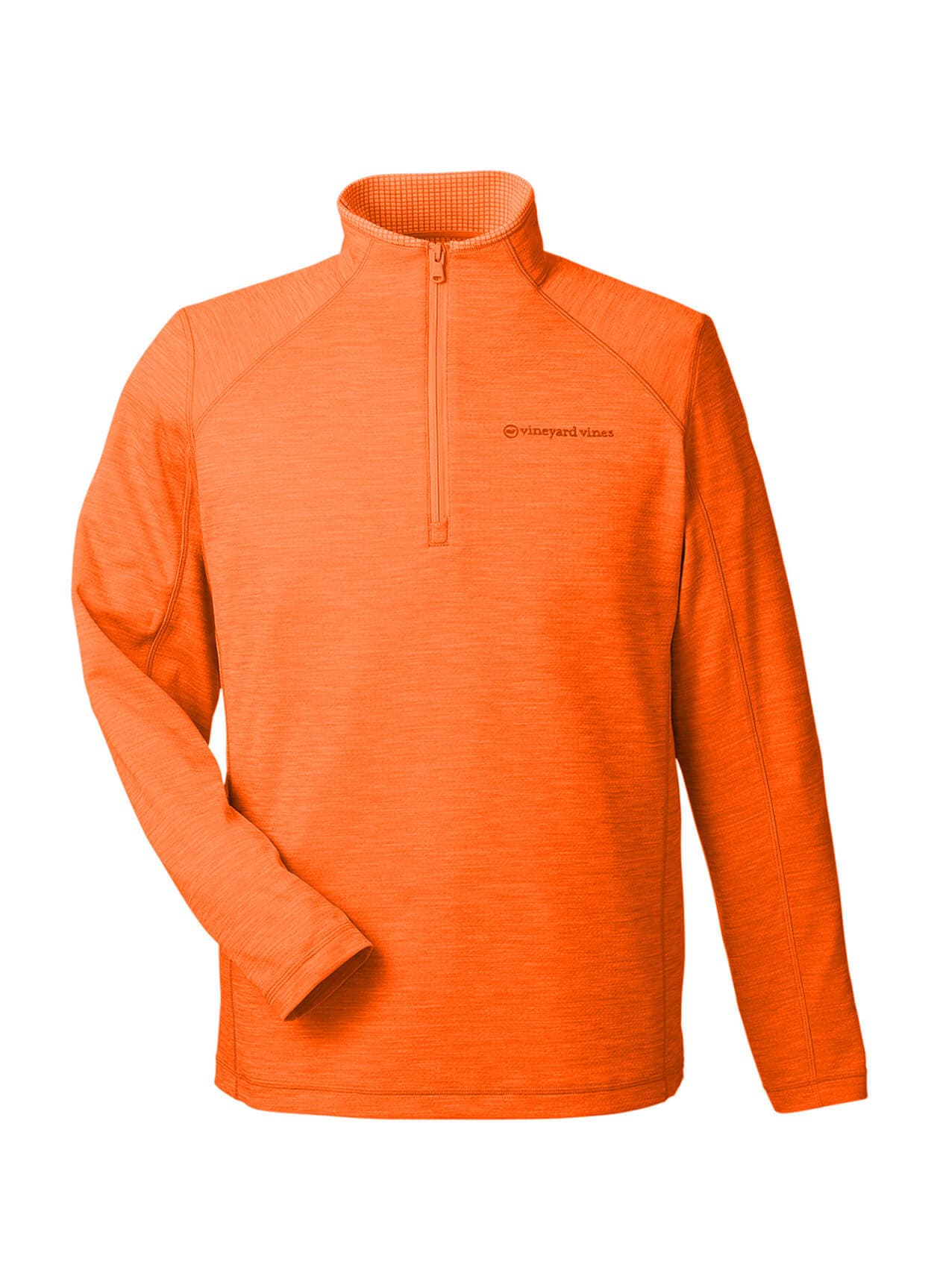 Vineyard Vines Men's Sankaty Quarter-Zip Pullover - Orange LG