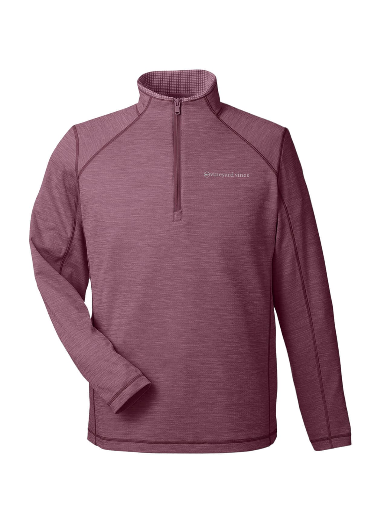 Vineyard Vines Men's Sankaty Quarter-Zip Pullover - Collegiate Burgundy (8935) LG