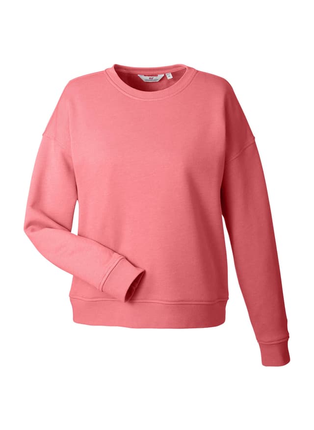 Vineyard Vines Women's Garment-Dyed Crew Sweatshirt - Blue LG