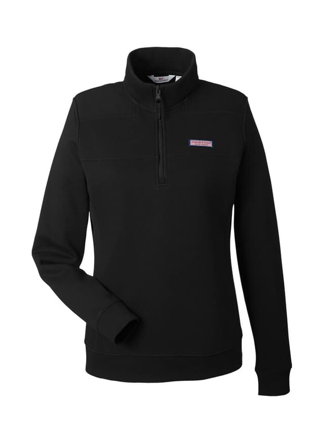 Vineyard Vines Women's Collegiate Shep Shirt - Black LG