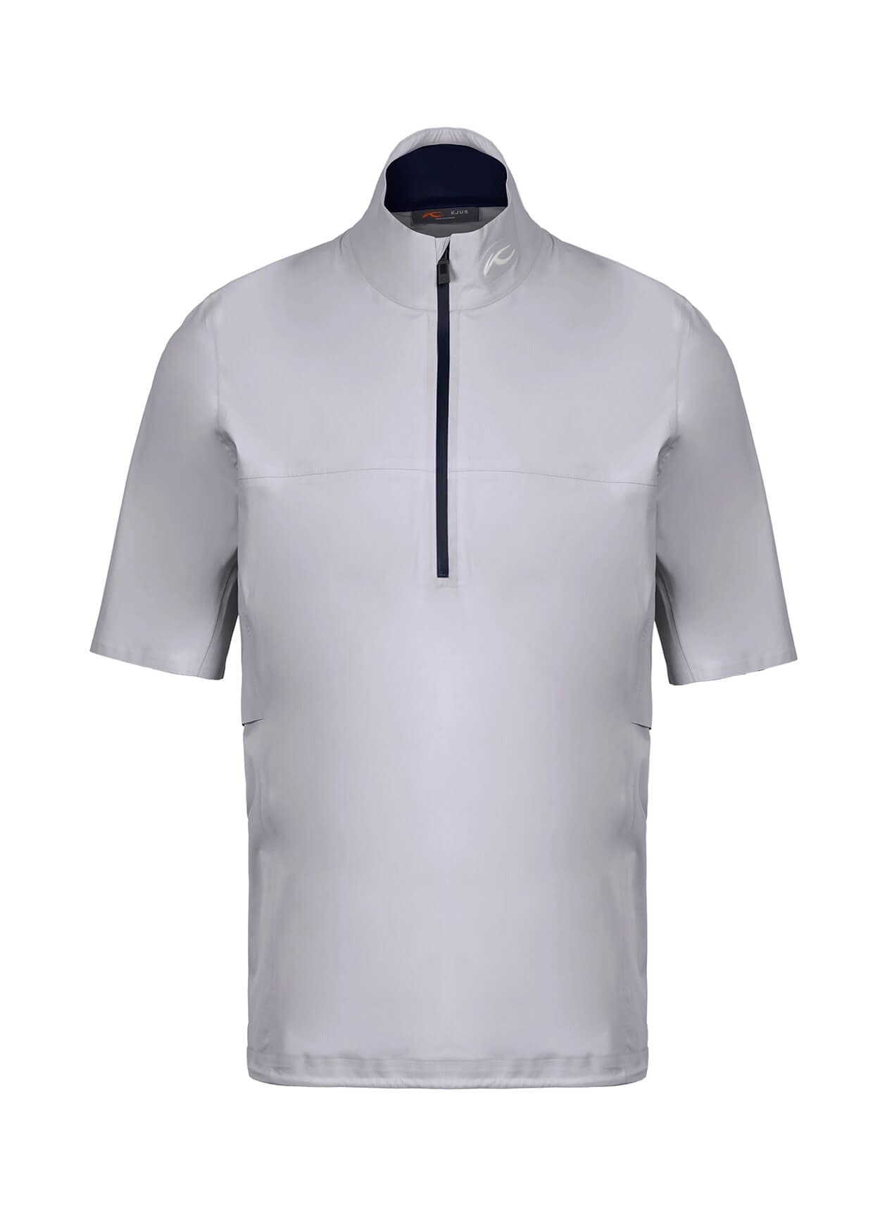 Kjus Men's Rain Rescue 2.0 Troyer - S26 - Alloy / Atlanta Blue (K0091803) LG