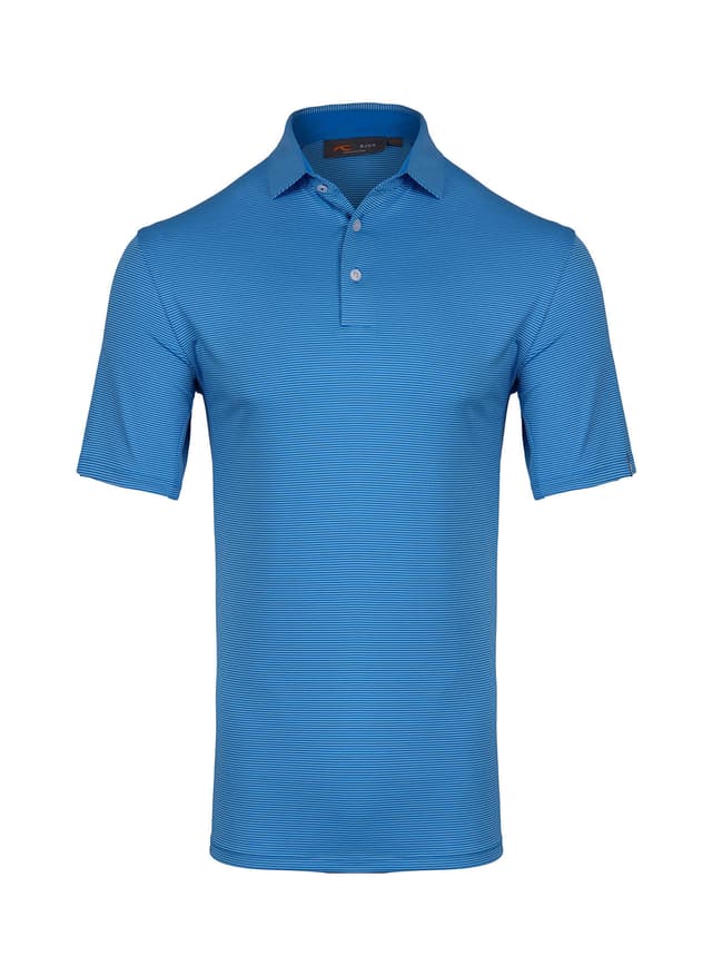 Kjus Men's Soren Stripe Polo Short Sleeve - S26 - Brown 3XL