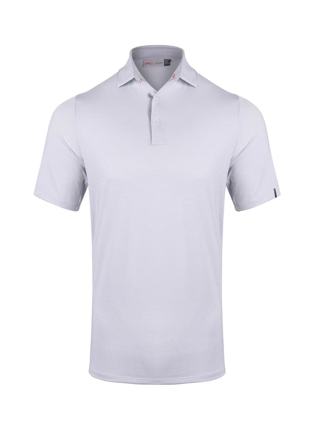 Kjus Men's Soren Stripe Polo Short Sleeve - S26 - Dark Grey 3XL
