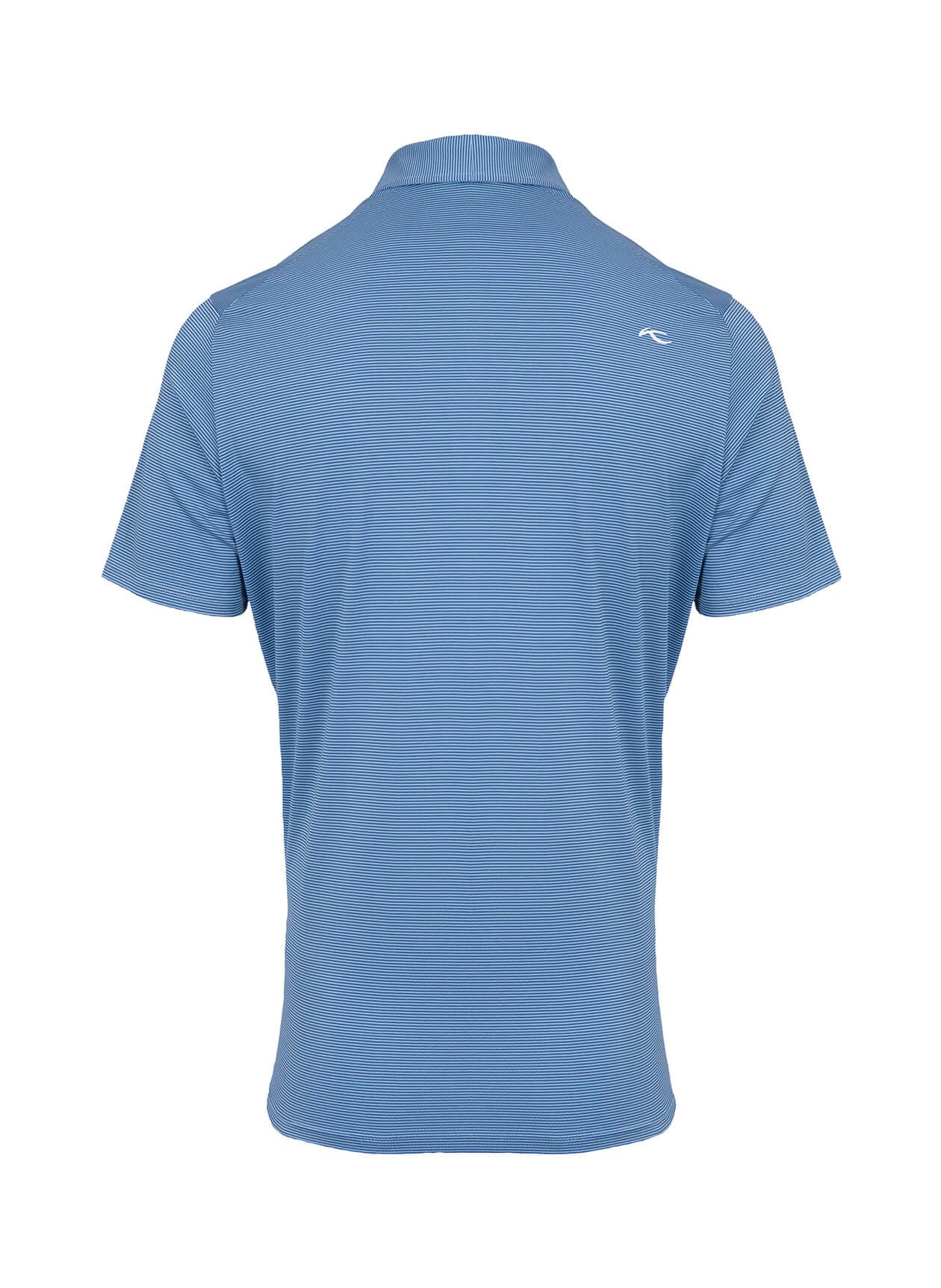 Kjus Men's Lee Stripe Polo Short Sleeve - S26 - Maritime / Vapor Blue (K0099916) 3XL