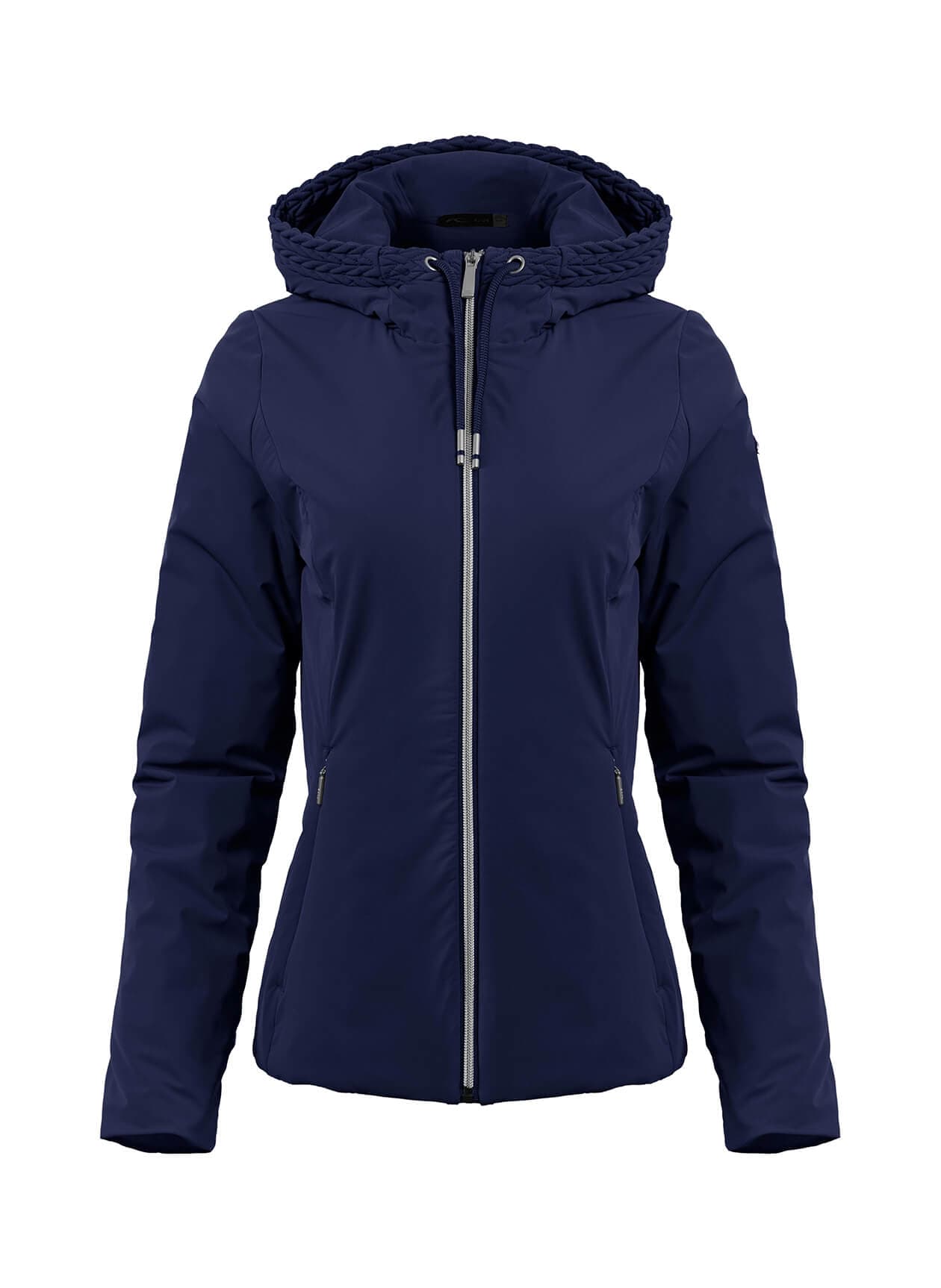 Kjus Women's Elevation Hood Jacket - S26 - Navy LG
