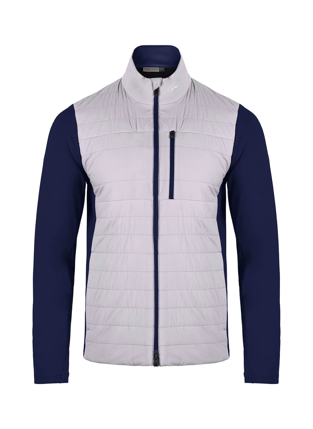 Kjus Men's Reach Jacket - S26 - Alloy / Atlanta Blue (K0103404) 3XL