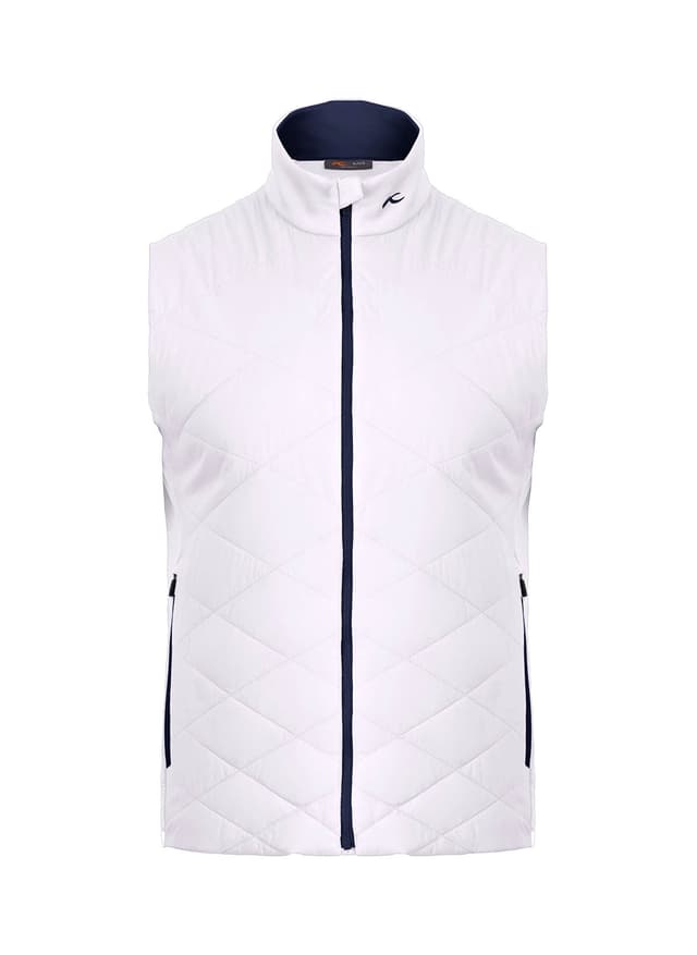 Kjus Men's Release Diamond Vest - S26 - White LG