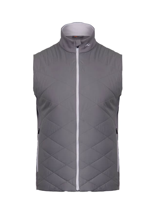 Kjus Men's Release Diamond Vest - S26 - Dark Grey LG