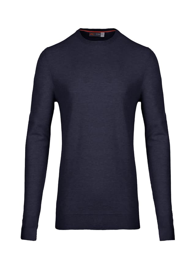 Kjus Men's Crew Neck Sweater - S26 - Navy 3XL