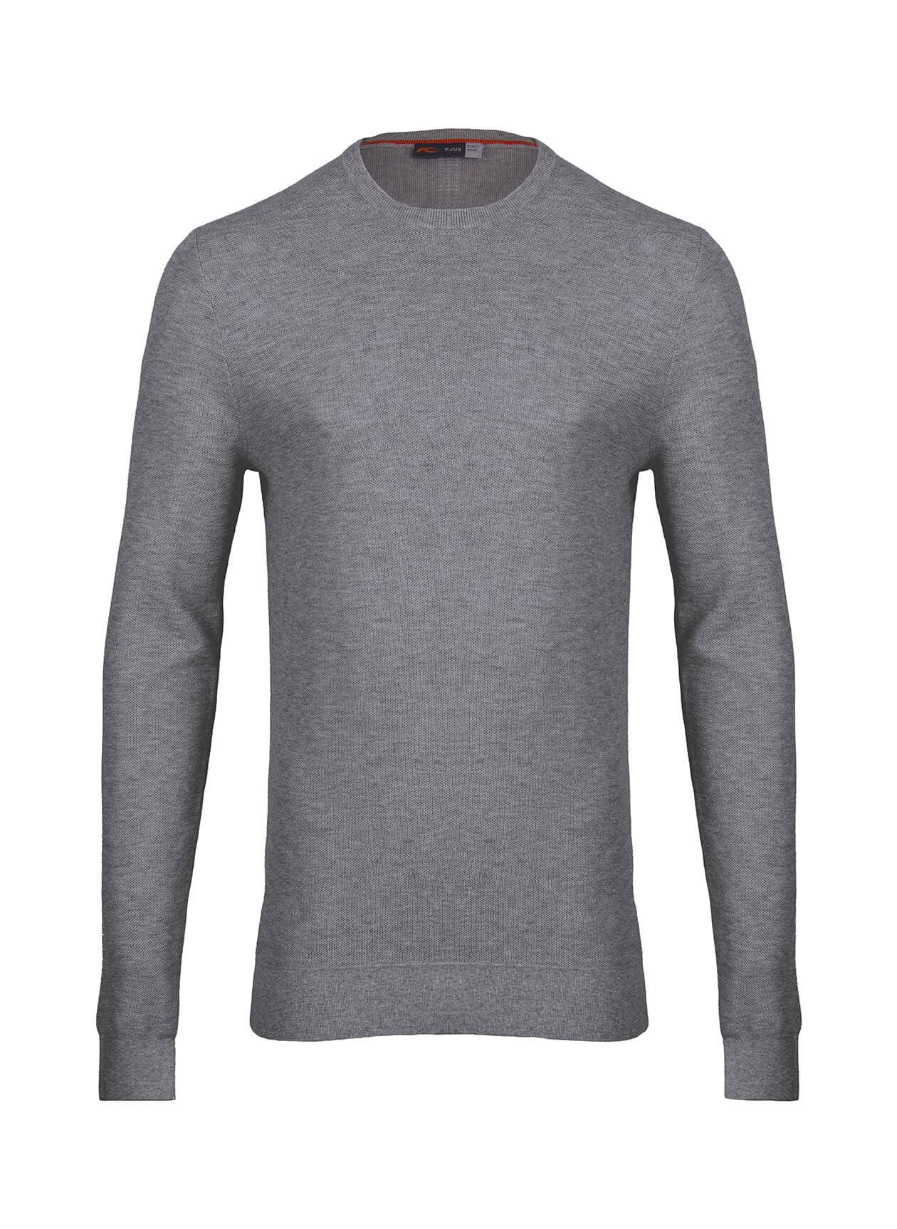 Kjus Men's Crew Neck Sweater - S26 - Light Grey 3XL