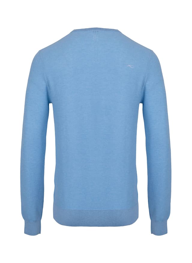 Kjus Men's Crew Neck Sweater - S26 - Blue 3XL