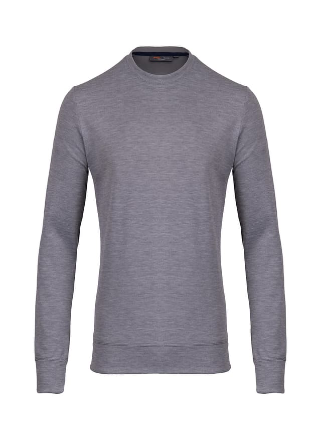 Kjus Men's Essentials Crew Neck - S26 - Dark Grey 3XL